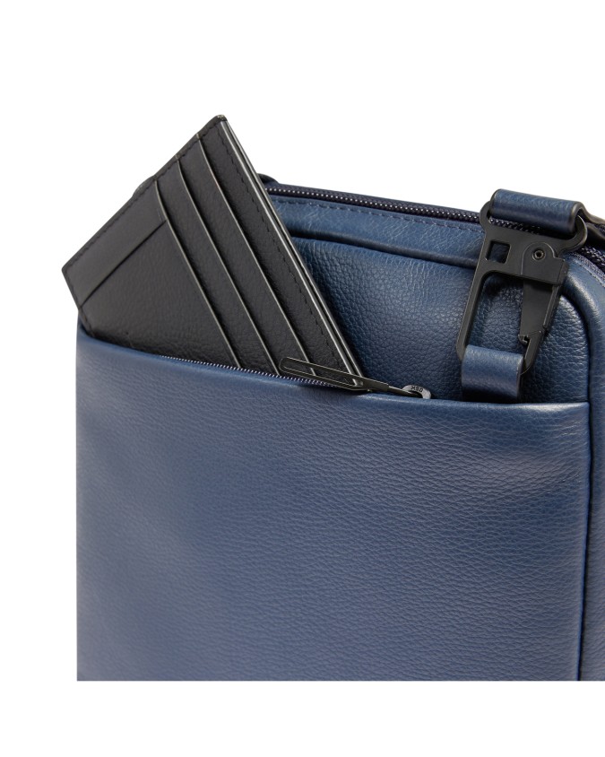  Piquadro - Borsello uomo in pelle porta Ipad Mini