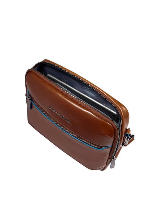  Piquadro - Borsello orizzontale in pelle uomo porta iPad®mini