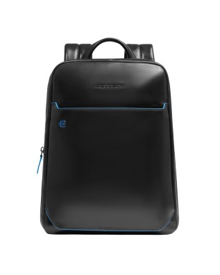 Piquadro - Men's Leather Backpack with 14'' Laptop...