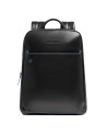  Piquadro - Zaino uomo in pelle porta pc 14'' 1 comparto Blue