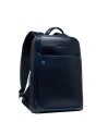  Piquadro - Zaino uomo in pelle porta pc 14'' 1 comparto Blue