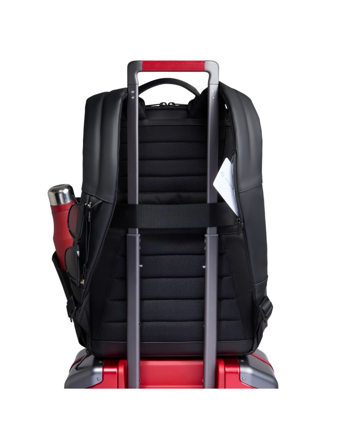 Piquadro - Rubberized fabric backpack...