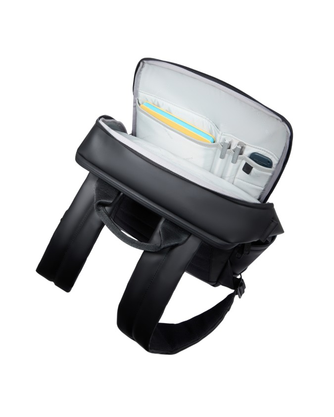 Piquadro - Rubberized fabric backpack...