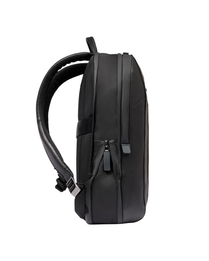  Piquadro - Zaino uomo in pelle porta pc 15.6'' con espansione