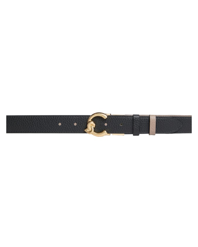  Coccinelle – Cintura donna in pelle bicolore C-ME