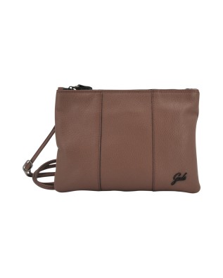 Gabs - Beyonce Bull Black Leather Clutch, Size M - Balsamic