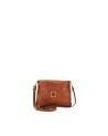  Campomaggi - Borsa a tracolla in pelle con borchie Gaia