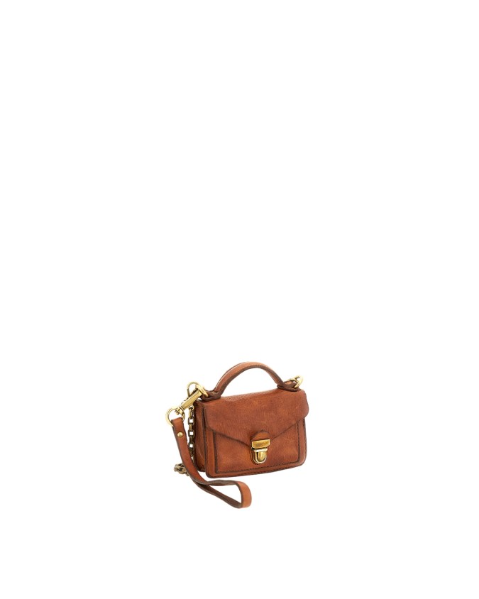  Campomaggi - Borsa a tracolla mini in pelle con manico Aurora