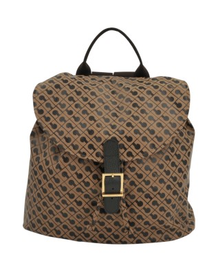 Gherardini - Zaino in tessuto con rifiniture in pelle Softy