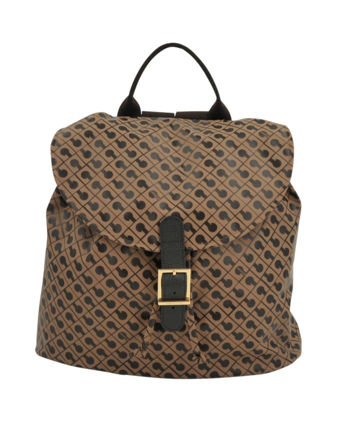  Gherardini - Zaino in tessuto Softy con rifiniture in pelle