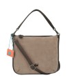 Gabs - Suede and Embossed Leather Shopping Bag, Size M, Ariana