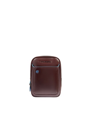 Piquadro – Men's leather bag with two compartments for an...