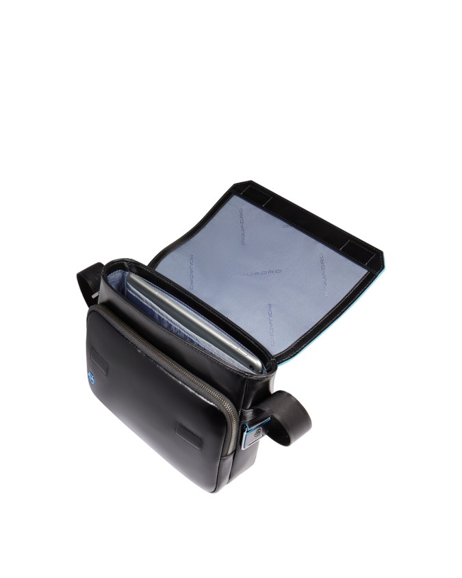  Piquadro – Borsa a tracolla orizzontale 1 comparto porta iPad