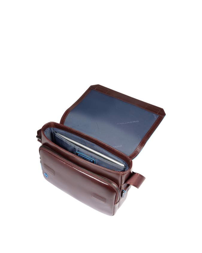  Piquadro – Borsa a tracolla orizzontale 1 comparto porta iPad