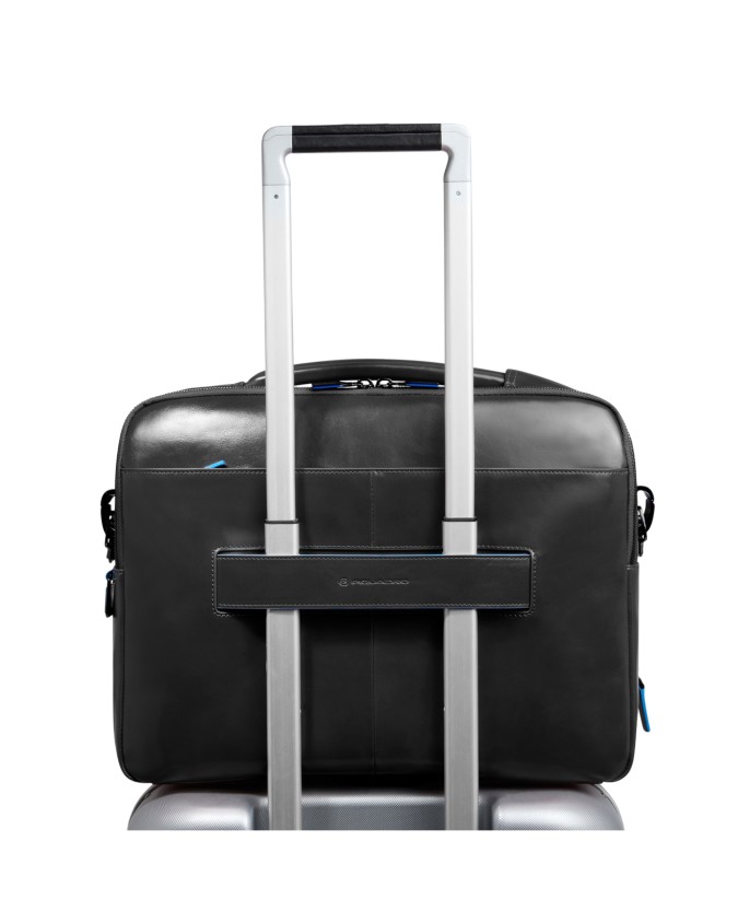  Piquadro – Cartella porta pc 15,6 ‘’ con doppio manico e 2