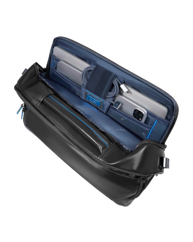  Piquadro – Cartella porta pc 15,6 ‘’ con doppio manico e 2