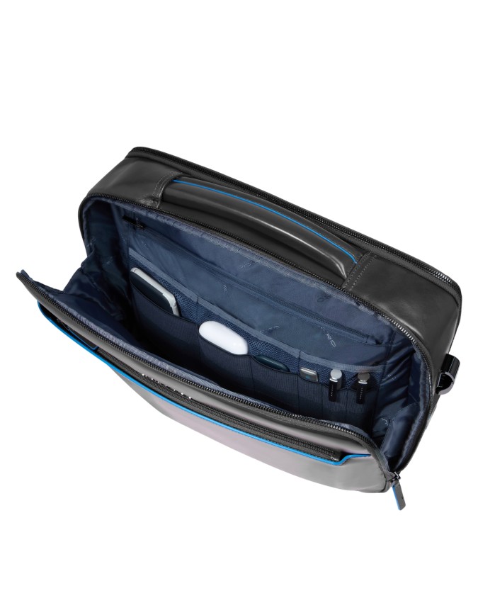  Piquadro – Cartella porta pc 15,6 ‘’ con doppio manico e 2