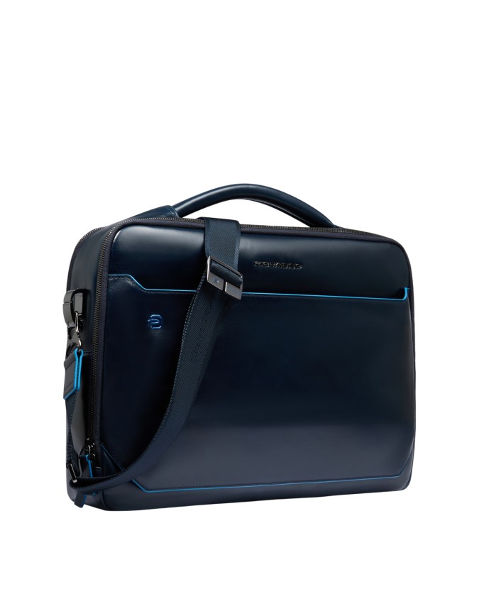  Piquadro – Cartella porta pc 15,6 ‘’ con doppio manico e 2
