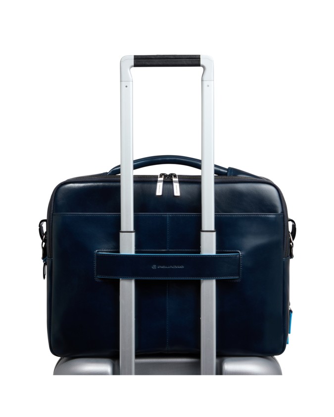  Piquadro – Cartella porta pc 15,6 ‘’ con doppio manico e 2
