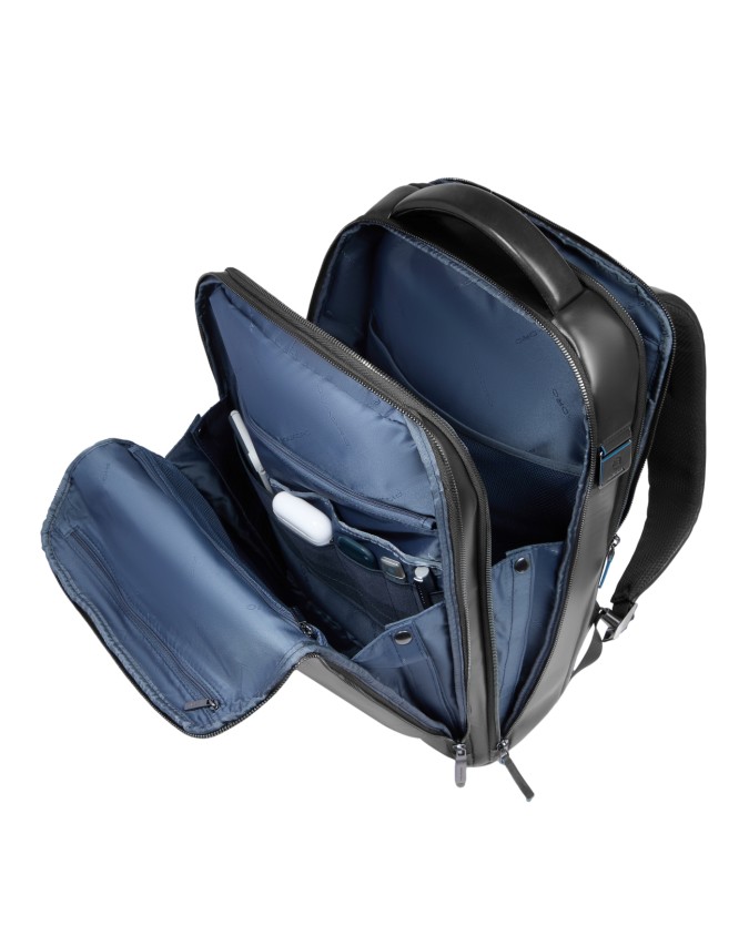  Piquadro - Zaino uomo fast-check a 3 comparti porta pc 15.6’’