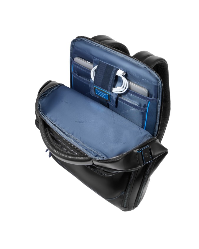  Piquadro - Zaino uomo fast-check a 3 comparti porta pc 15.6’’