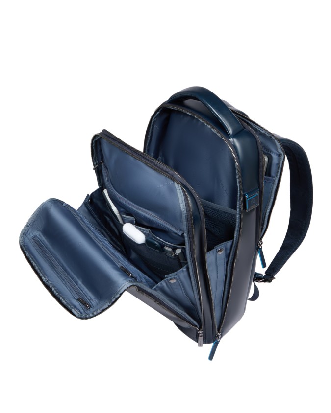  Piquadro - Zaino uomo fast-check a 3 comparti porta pc 15.6’’