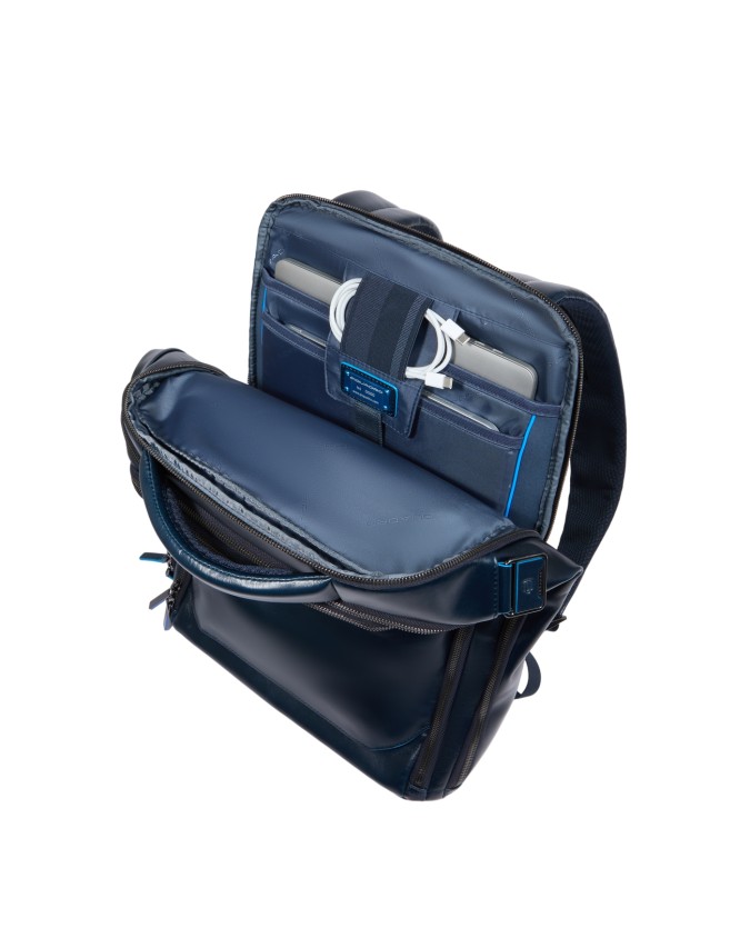  Piquadro - Zaino uomo fast-check a 3 comparti porta pc 15.6’’