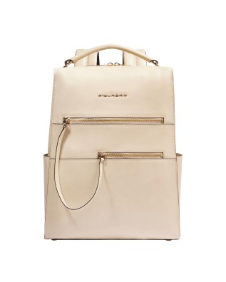  Piquadro – Zaino donna in pelle porta pc 14’’ con tasche