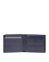  Piquadro – Portafoglio uomo in pelle con porta monete RFID