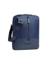  Piquadro - Borsello uomo porta iPad 11'' in pelle e tessuto