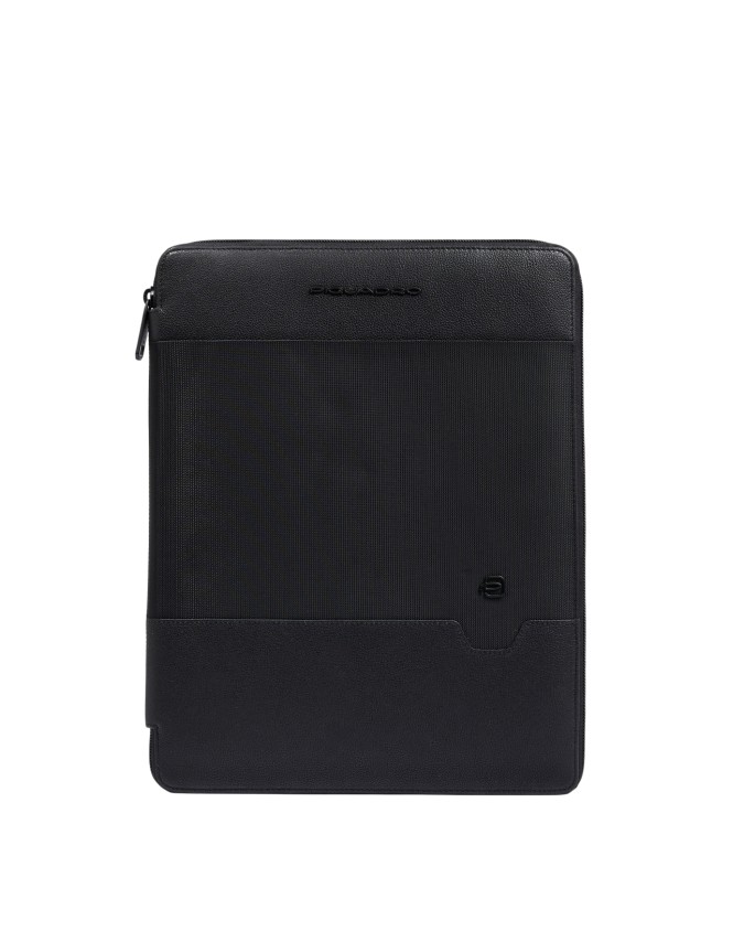 Piquadro - Leather and fabric iPad...