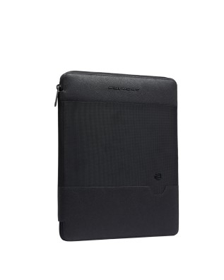  Piquadro - Portablocco in pelle e tessuto porta iPad 2
