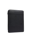 Piquadro - Leather and fabric iPad holder