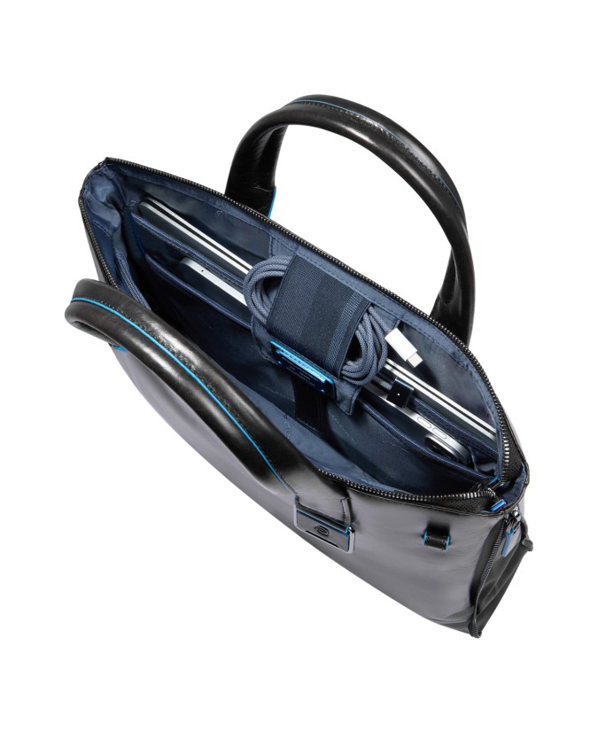 Piquadro - 14'' Leather Laptop Bag...