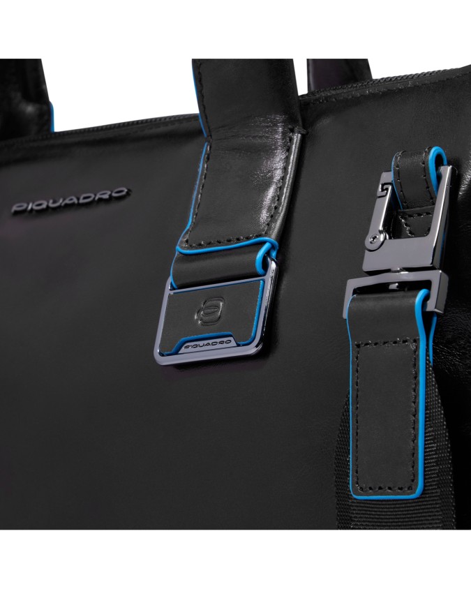 Piquadro - 14'' Leather Laptop Bag...