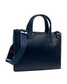  Piquadro - Cartella porta pc 14'' in pelle con tracolla Blue