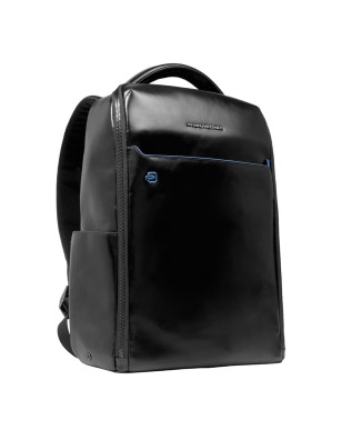  Piquadro - Zaino uomo in pelle fast-check porta pc 14'' Blue 2