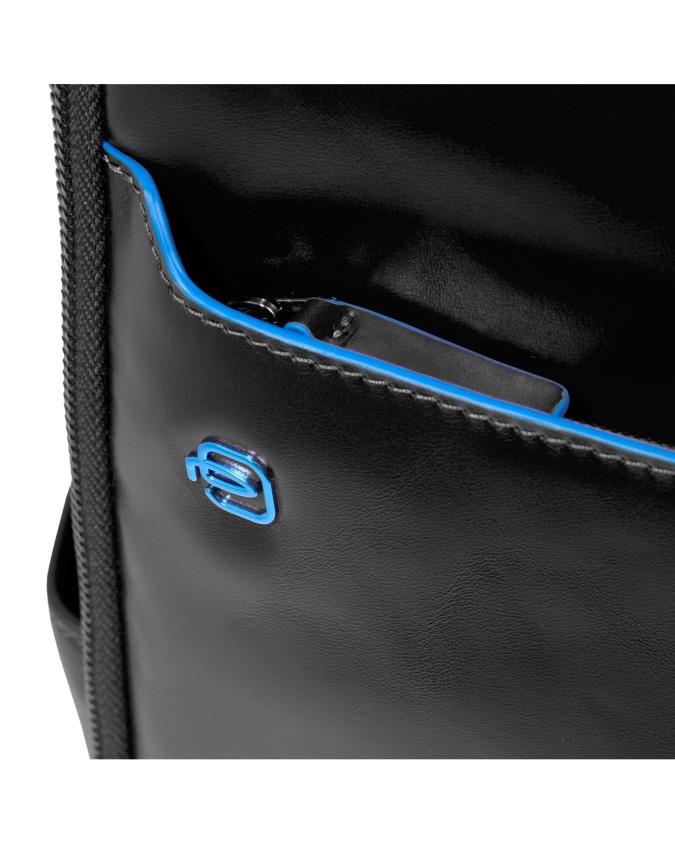  Piquadro - Zaino uomo in pelle fast-check porta pc 14'' Blue