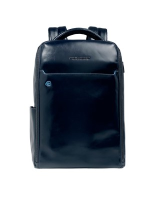  Piquadro - Zaino uomo in pelle fast-check porta pc 14'' Blue