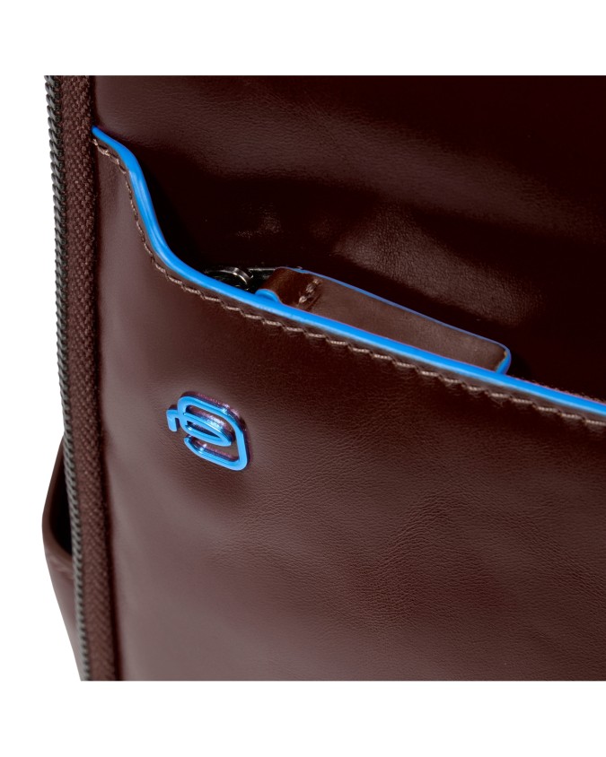  Piquadro - Zaino uomo in pelle fast-check porta pc 14'' Blue