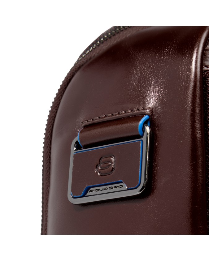  Piquadro - Zaino uomo in pelle fast-check porta pc 14'' Blue