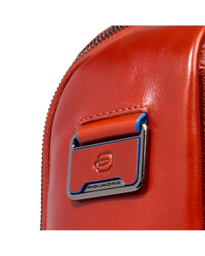  Piquadro - Zaino uomo in pelle fast-check porta pc 14'' Blue