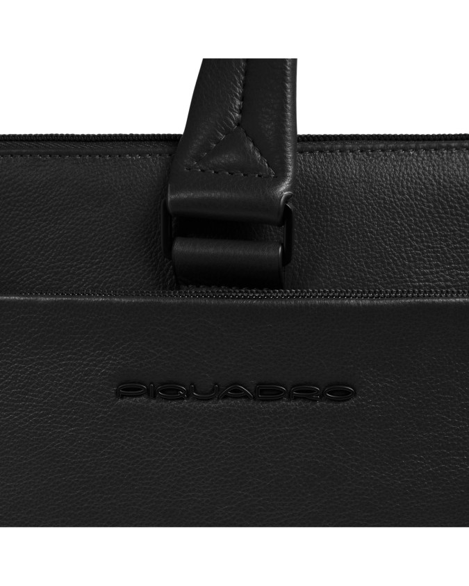  Piquadro - Cartella uomo porta pc 15.6'' in pelle RFID Russel