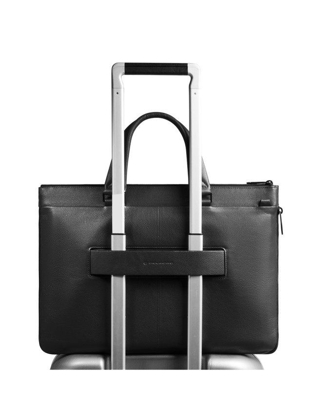  Piquadro - Cartella uomo porta pc 15.6'' in pelle RFID Russel