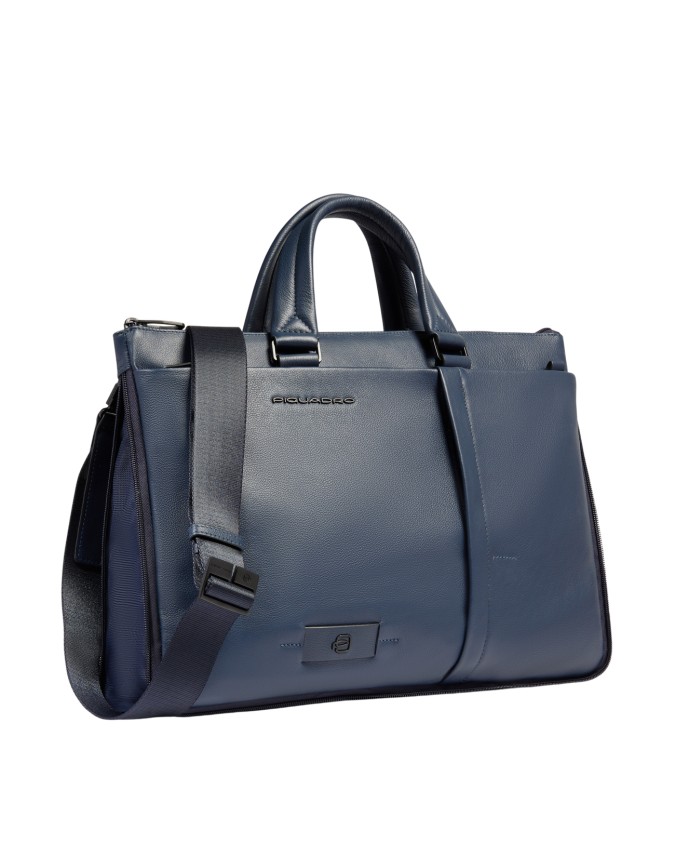  Piquadro - Cartella uomo porta pc 15.6'' in pelle RFID Russel