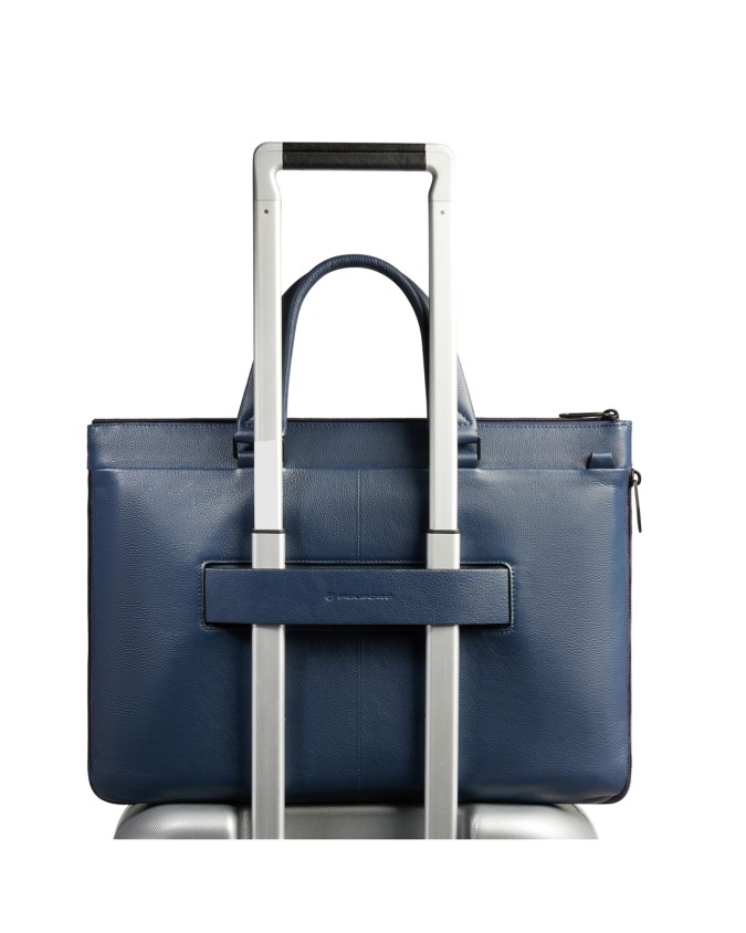  Piquadro - Cartella uomo porta pc 15.6'' in pelle RFID Russel