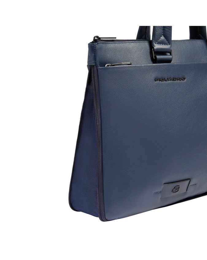  Piquadro - Cartella uomo porta pc 15.6'' in pelle RFID Russel