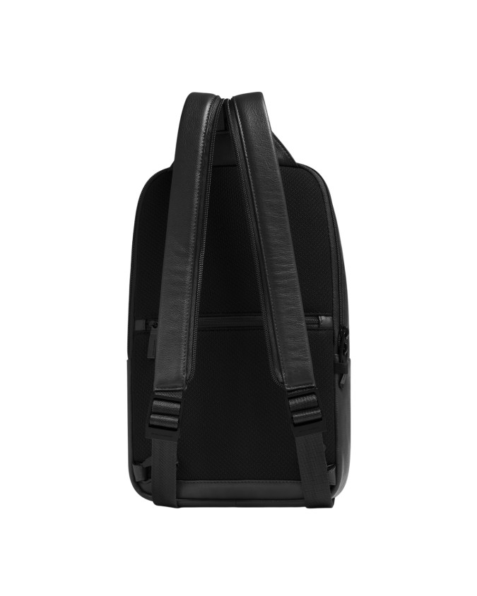  Piquadro - Zaino monospalla uomo in pelle porta iPad® RFID