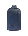  Piquadro - Zaino monospalla uomo in pelle porta iPad® RFID