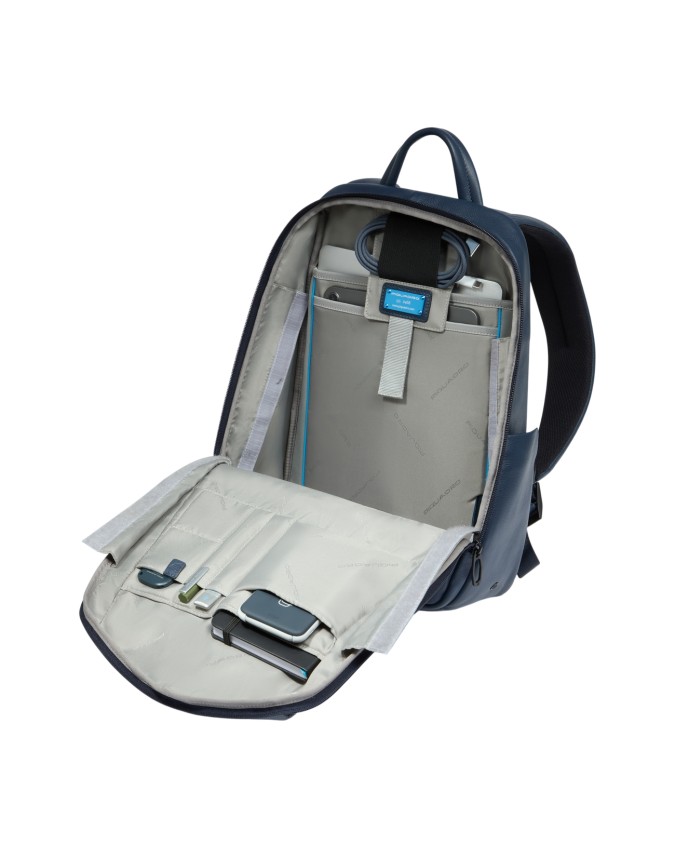  Piquadro - Zaino piccolo uomo porta pc 13'' in pelle RFID
